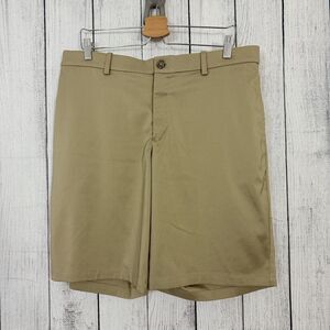 Nike Men's W36 Tan Moisture Wicking Dri-Fit Bermuda Golf Shorts